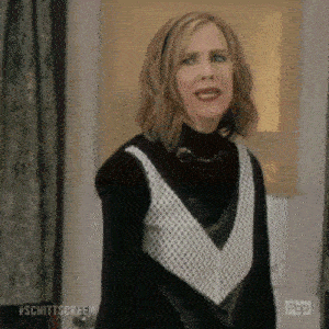 Gif of a woman saying "courage"