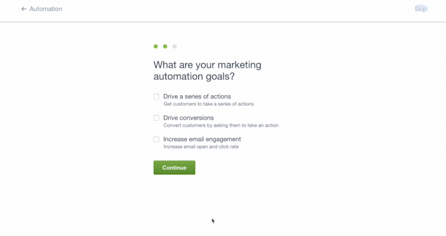 Campaign Monitor's Onboarding
