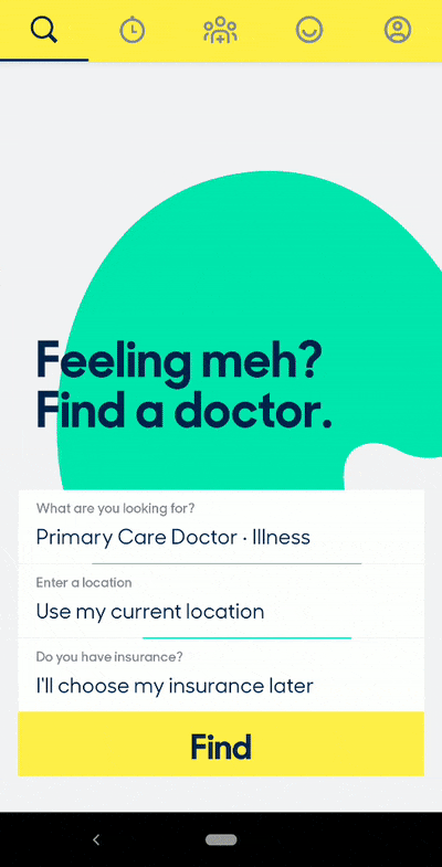 onboarding ux Zocdoc