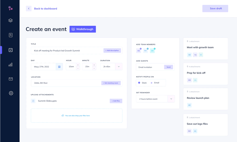 Appcues Pins walkthrough GIF