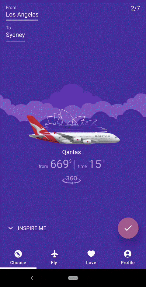 iflyA380 airplane 360 gif