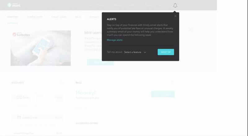 mint alerts tooltip gif