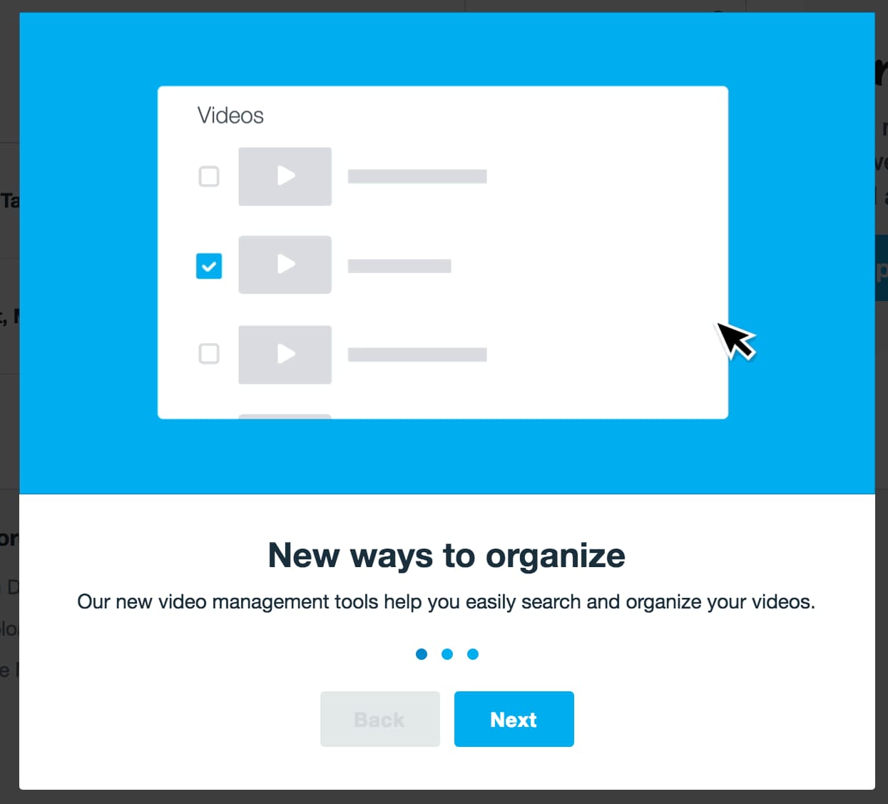 modal windows progress bar