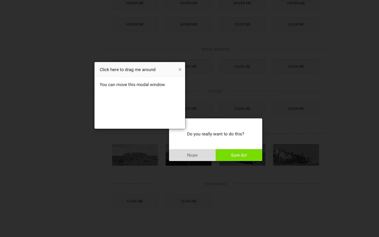 modal windows opensource plugin jbox