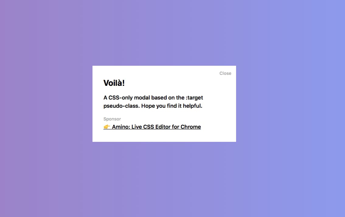 modal windows opensource plugin basic css