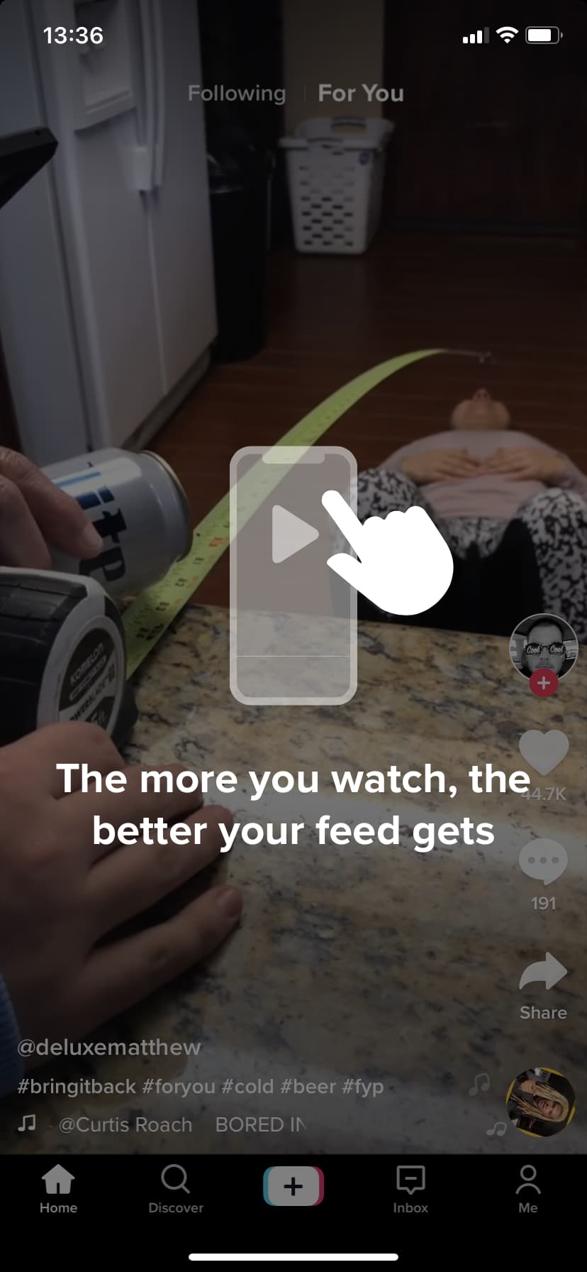 aha moment example TikTok