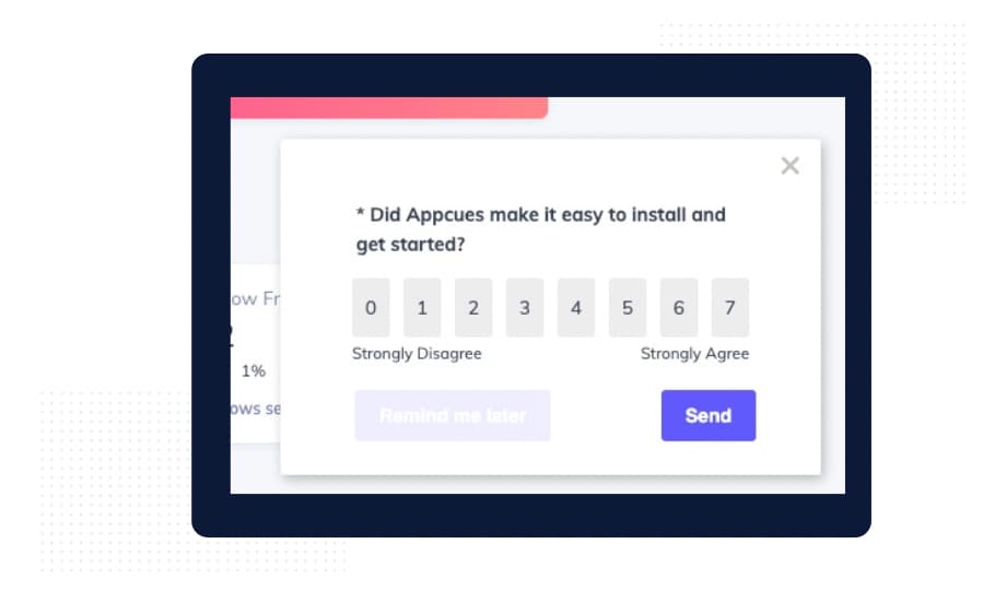 Appcues NPS survey