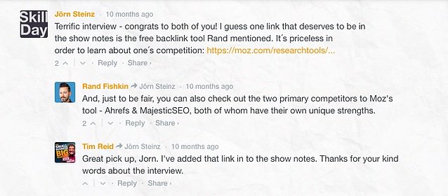 user conversation moz