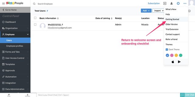 Zoho People Onboarding 09