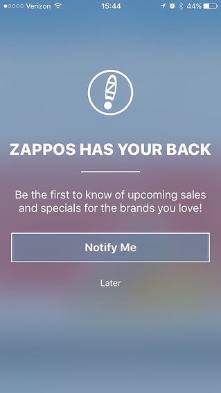 zappos user onboarding