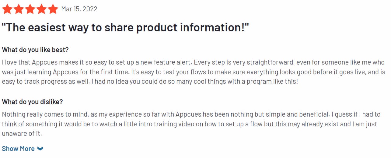 Appcues review 2