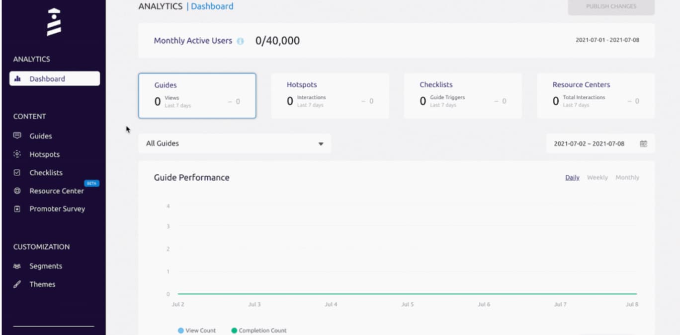 UserGuiding product adoption software platform