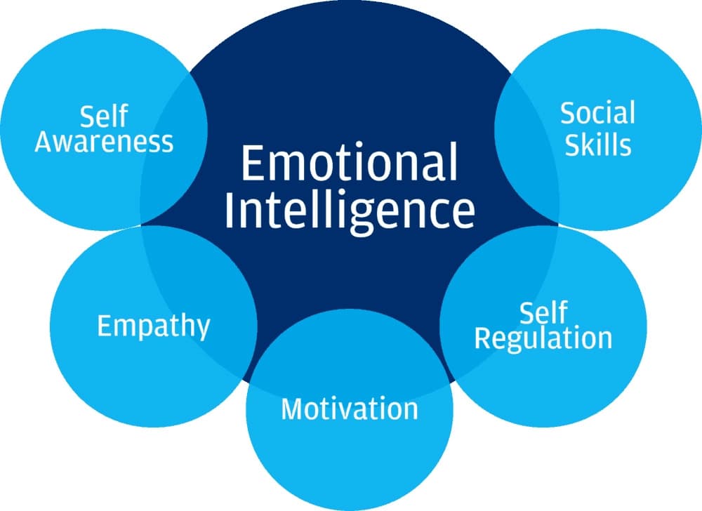 chart detailing pillars of good emotional intelligence