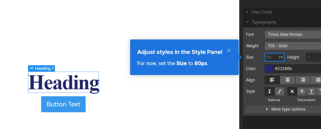 SaaS onboarding example from WebFlow 2