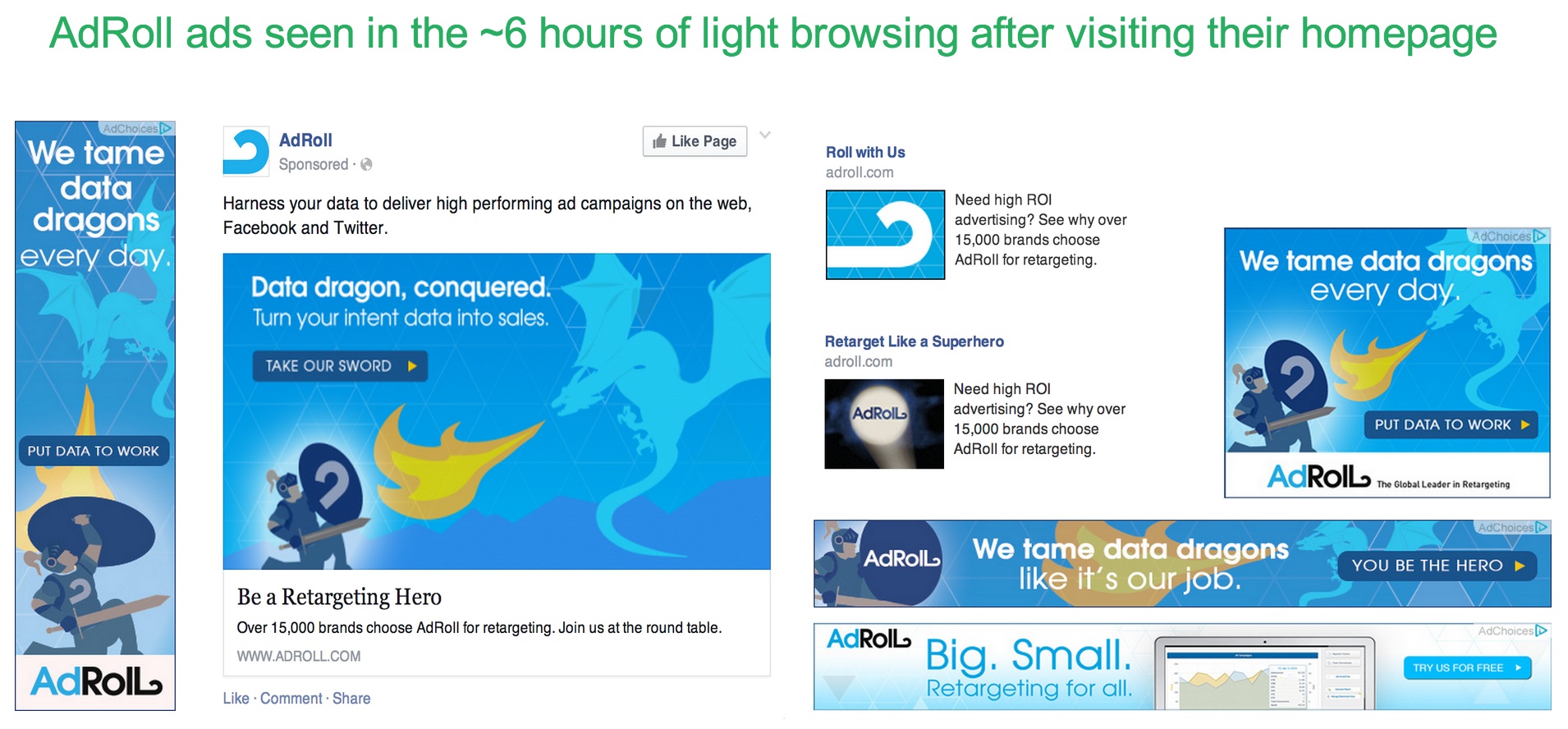 AdRoll's user onboarding wow moment