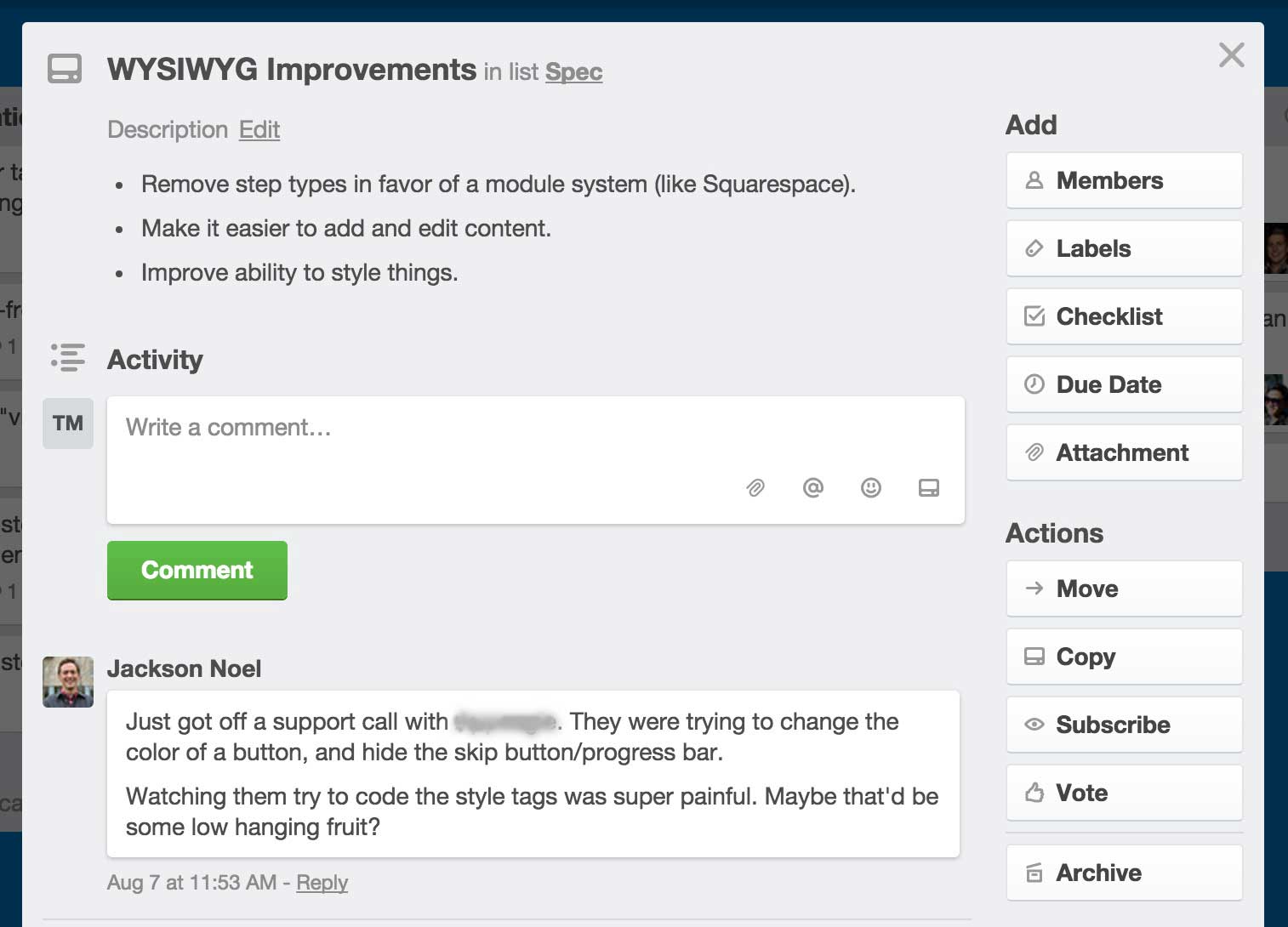 communication-through-trello