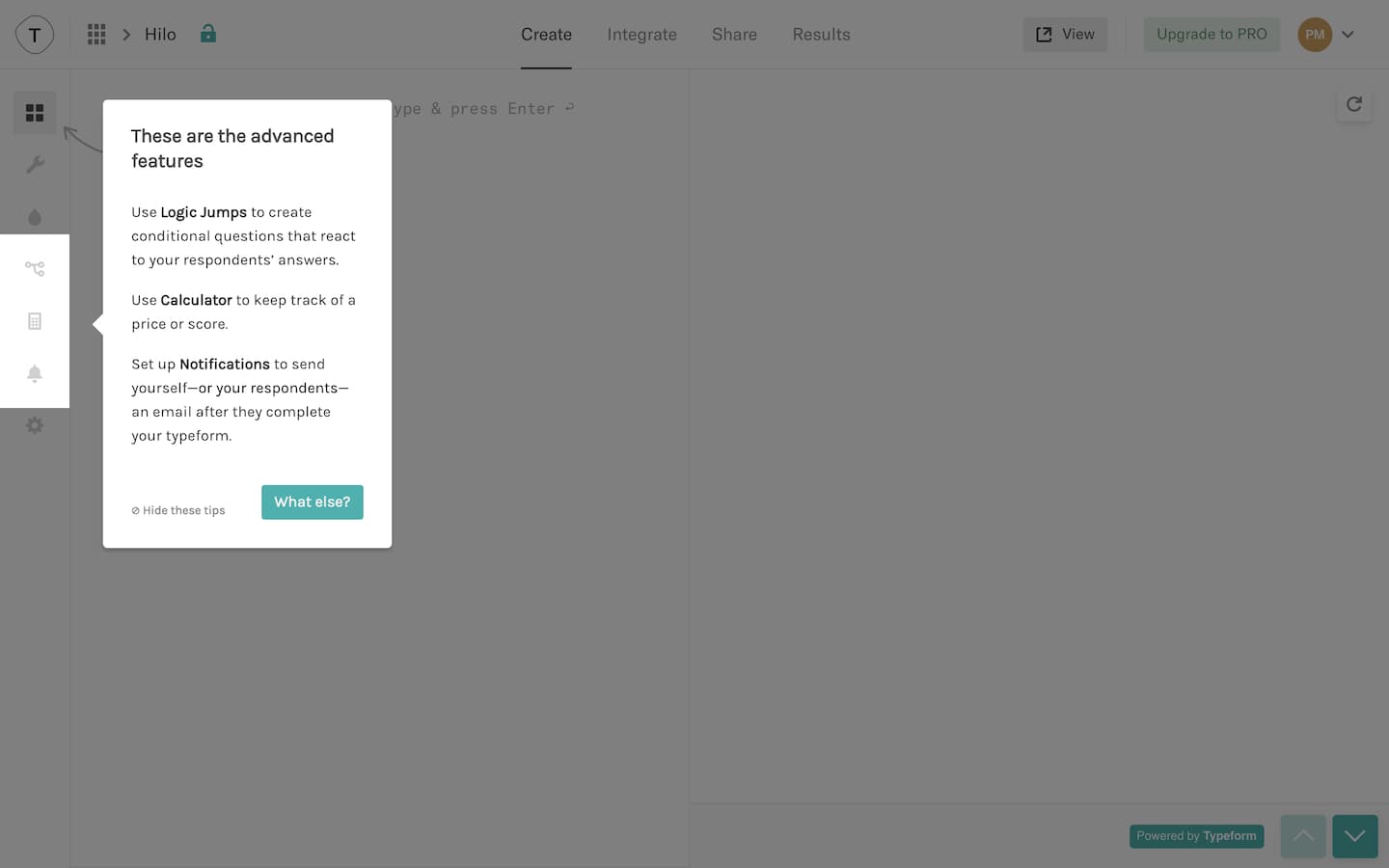 onboarding ux typeform