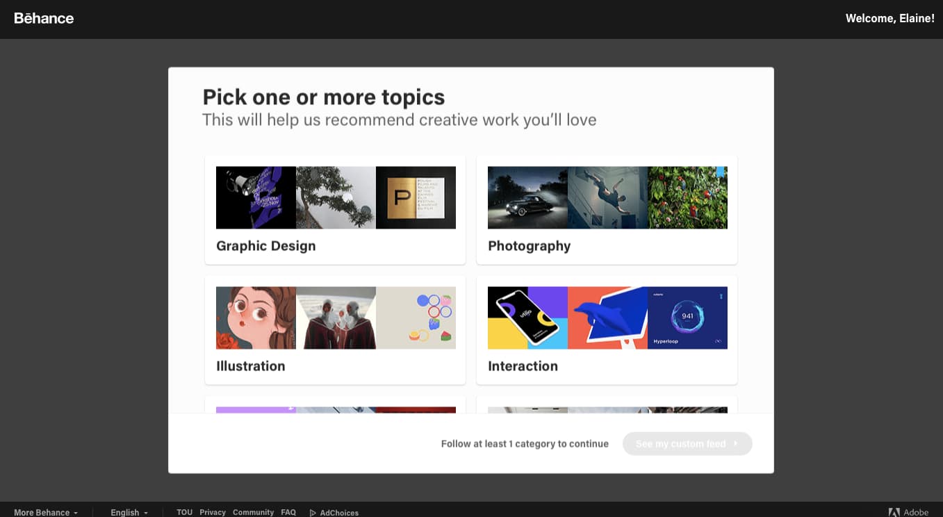 onboarding ux behance