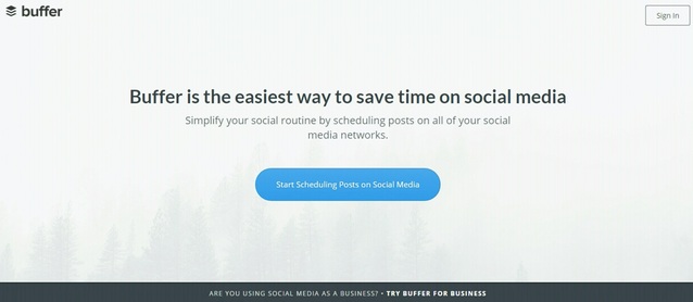 Buffer homepage UX teardown