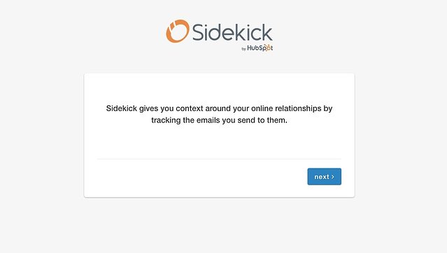 user onboarding sidekick