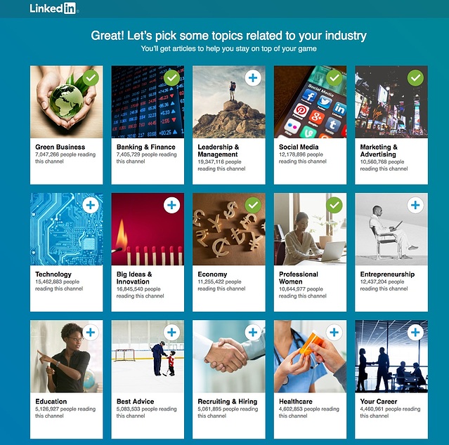linkedin user onboarding
