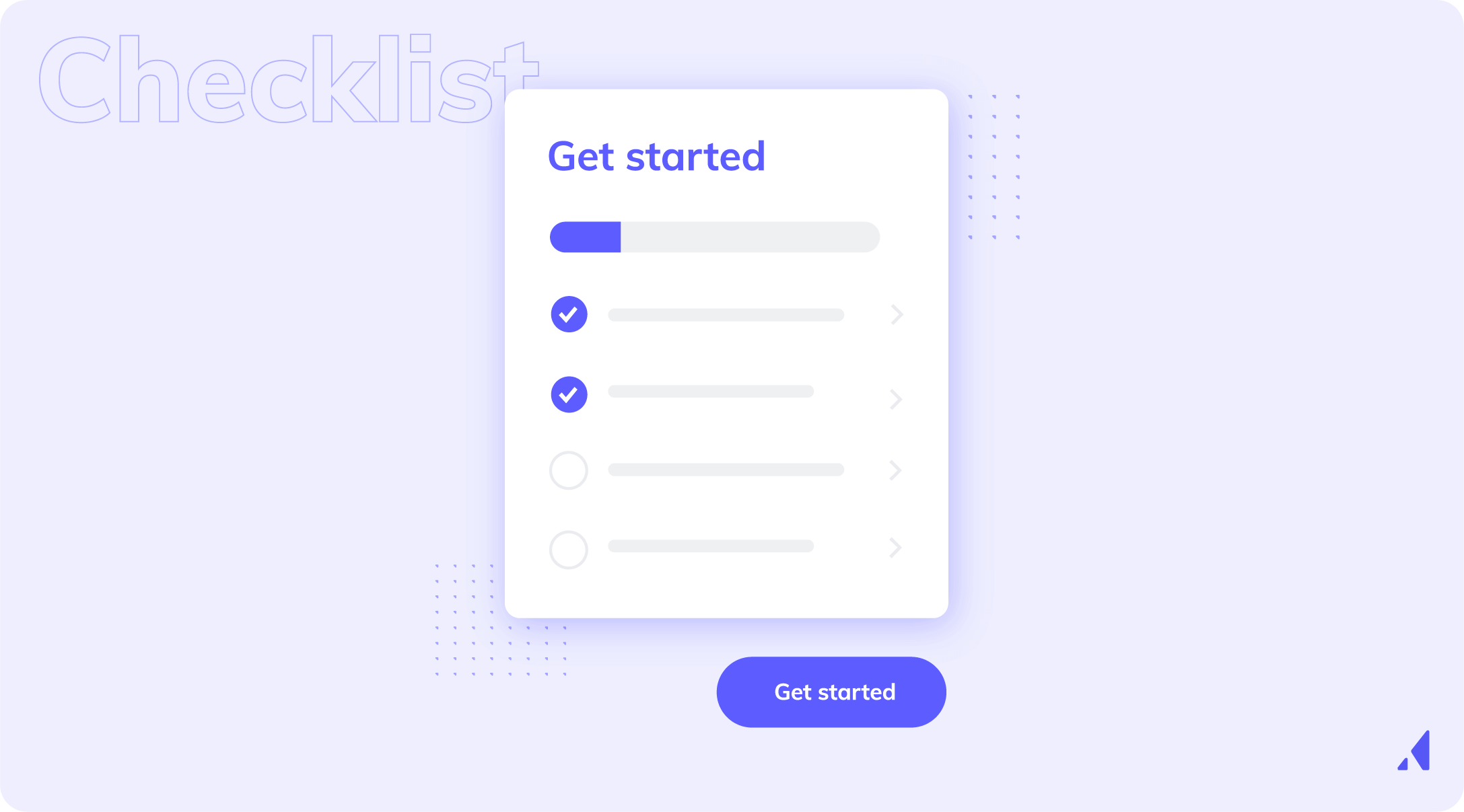 User onboarding checklists are UI UX patterns that are proven to improve activation and product adoption.