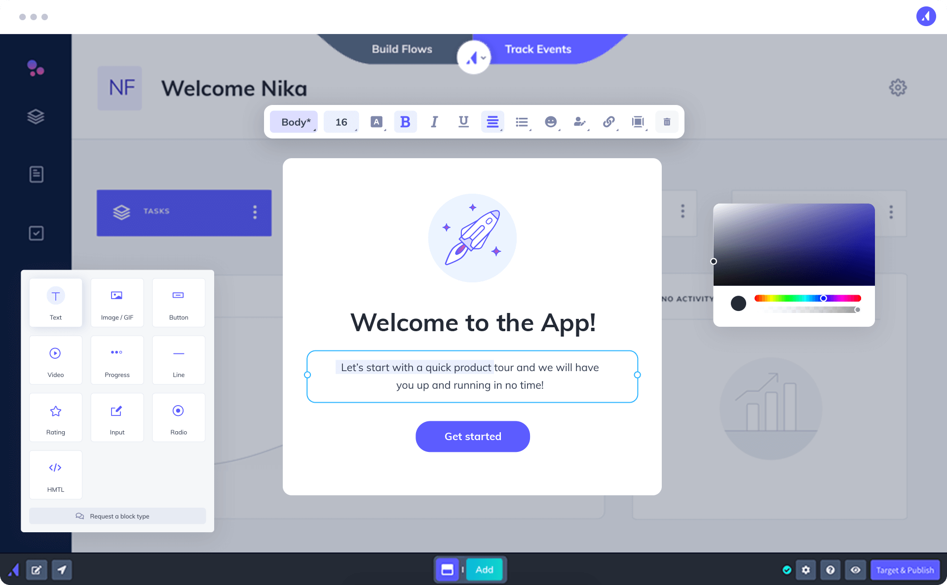 Appcues Builder