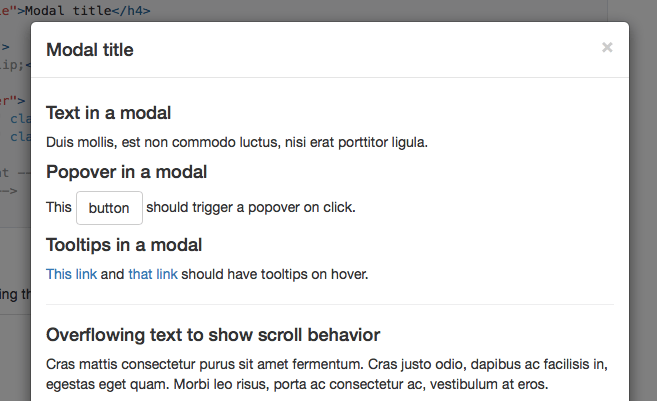 modal windows opensource plugin modal.js
