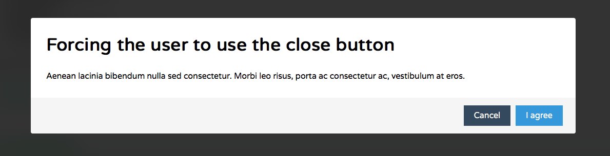 modal windows opensource plugin tingle