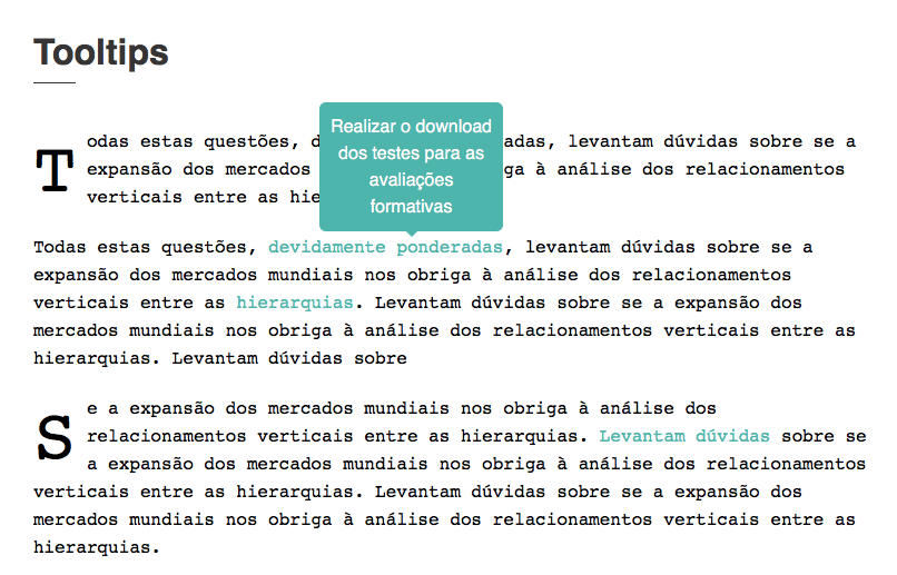 css tooltip over linked text