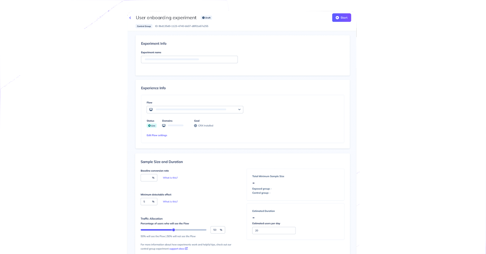 Appcues Mobile Control Experiments