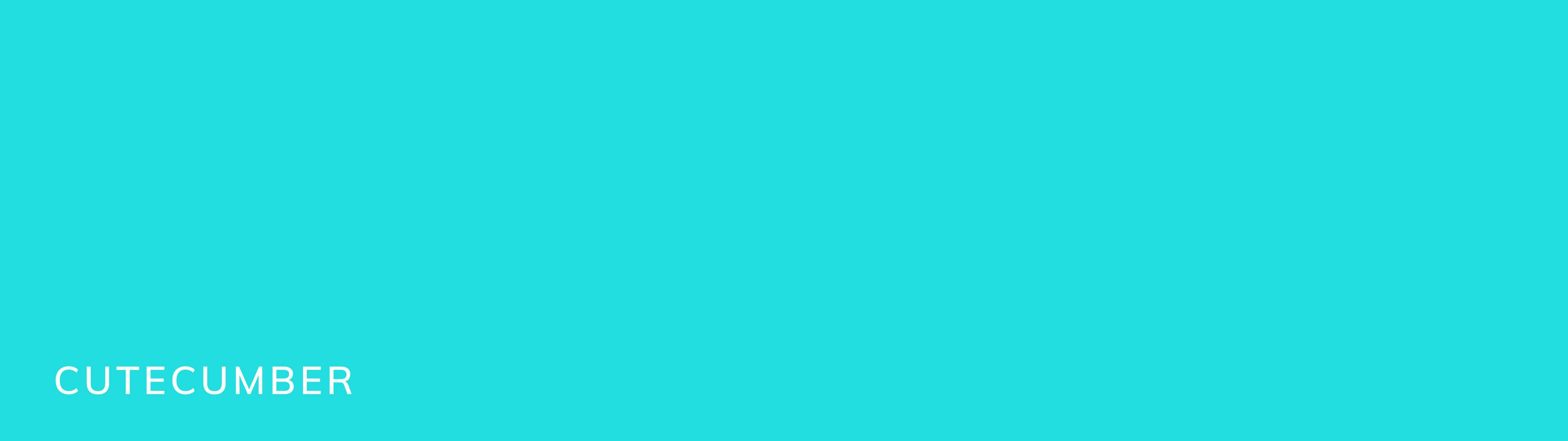 Another secondary brand color is this light turqouise/ bright teal color that looks like cucumber spindrift seltzer. We named it cutecumber