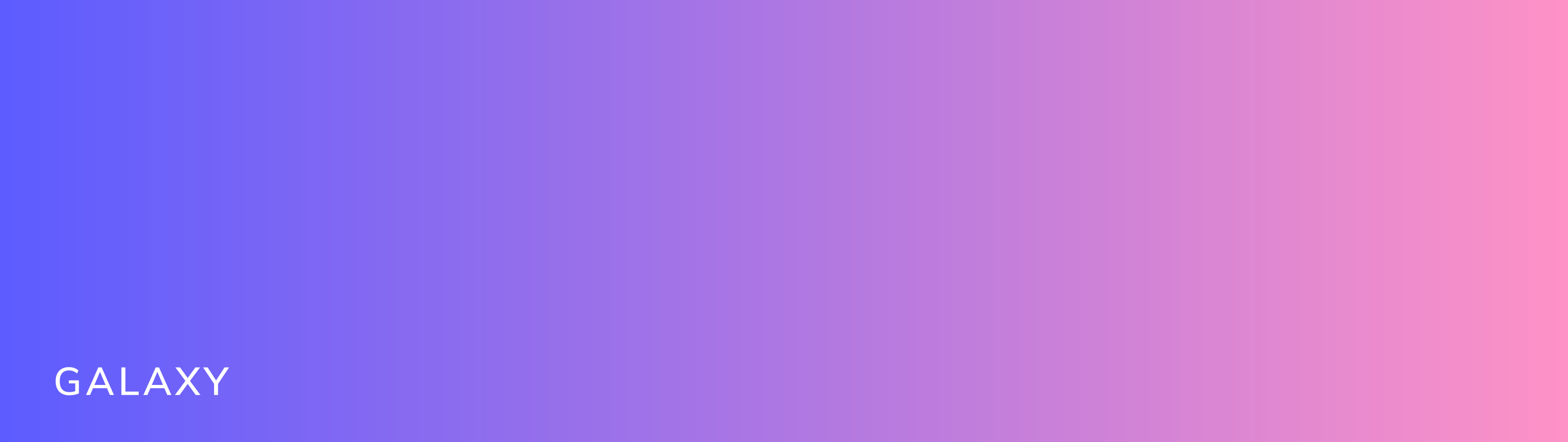 This brand gradient is called galaxy. It starts as a purple on the left and shifts to a pink on the right.