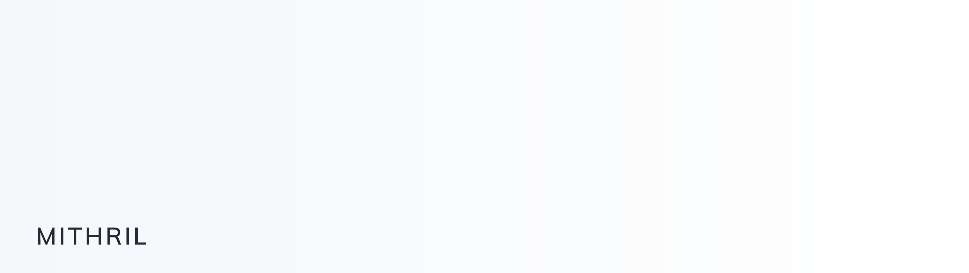 This is our lightes brand gradient. It is a cool gray that transitions to white. We named it Mithril.