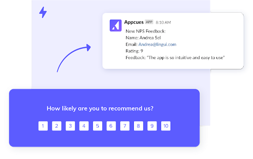 Appcues Zapier integration for NPS
