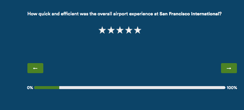 alaska airlines customer survey star rating