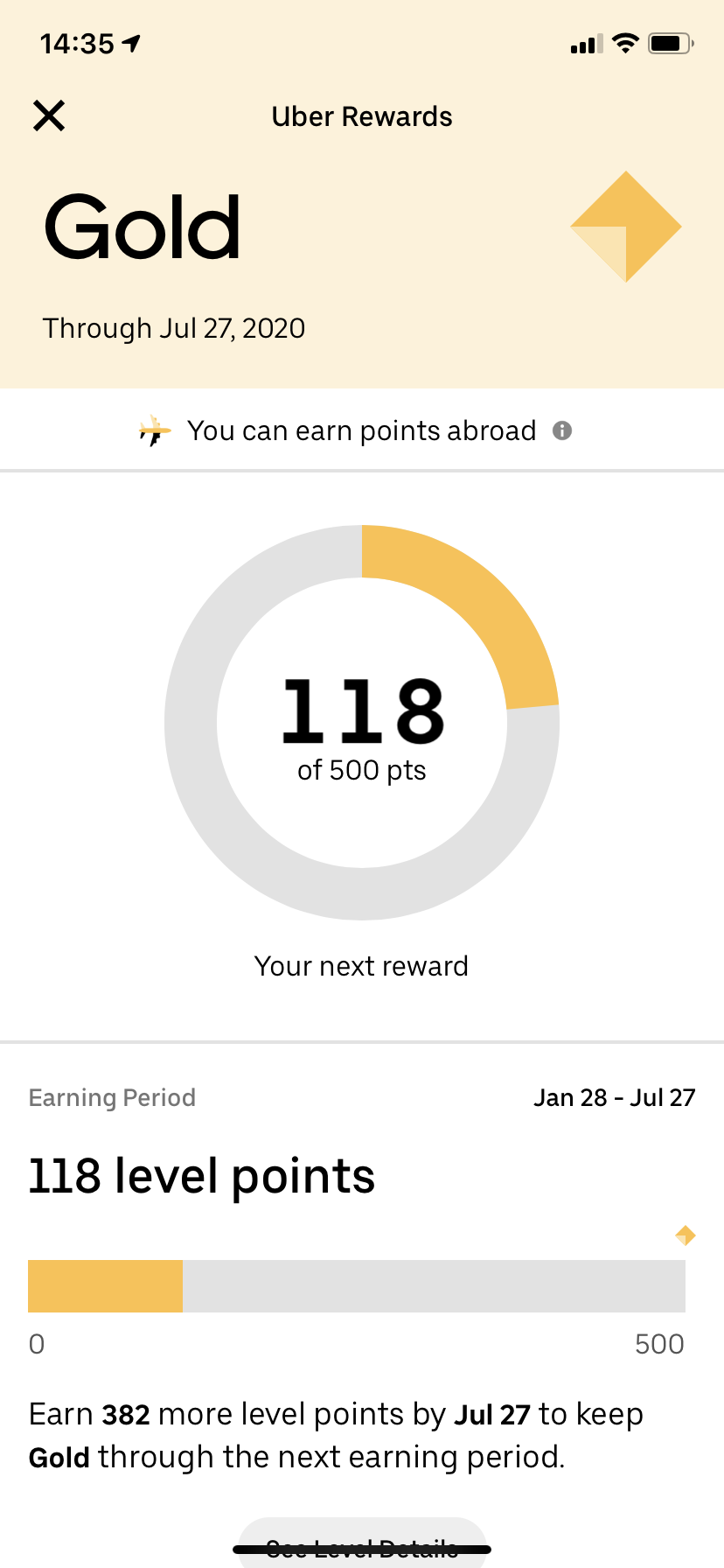 uber rewards mobile app customer vip example