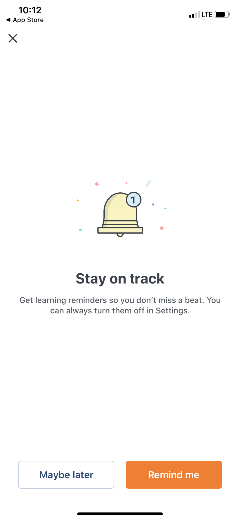 babbel mobile app user onboarding ux example modal permission priming