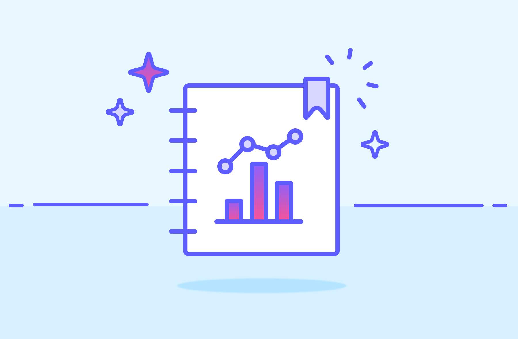 cohort analysis graph illustration