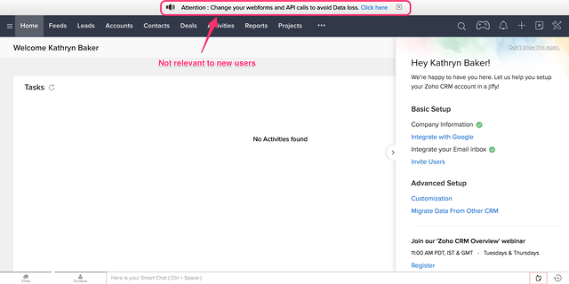 Zoho Onboarding