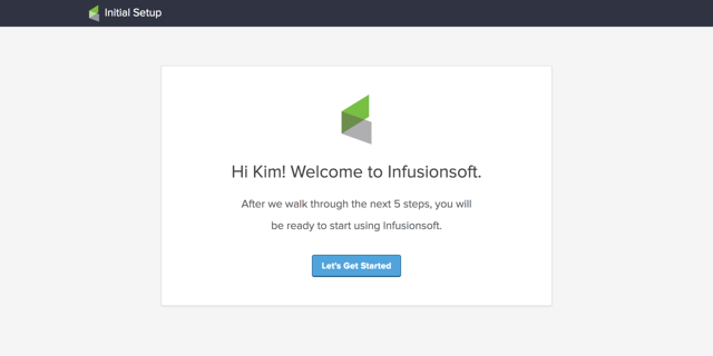 Infusionsoft Trial User Onboarding
