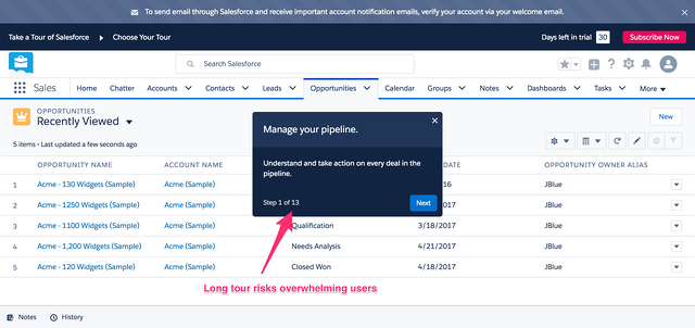 Salesforce onboarding