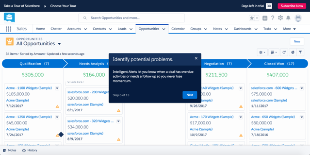 Salesforce onboarding