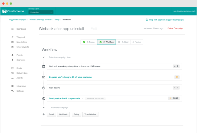 customer.io customer retention tool