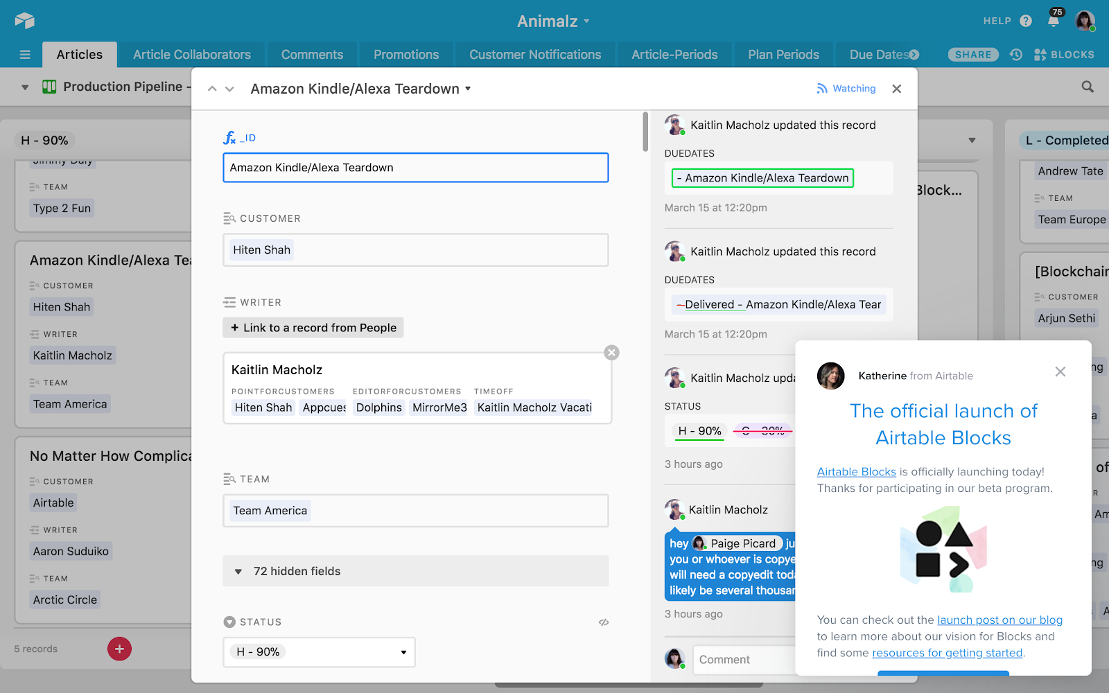 airtable blocks new feature announcement