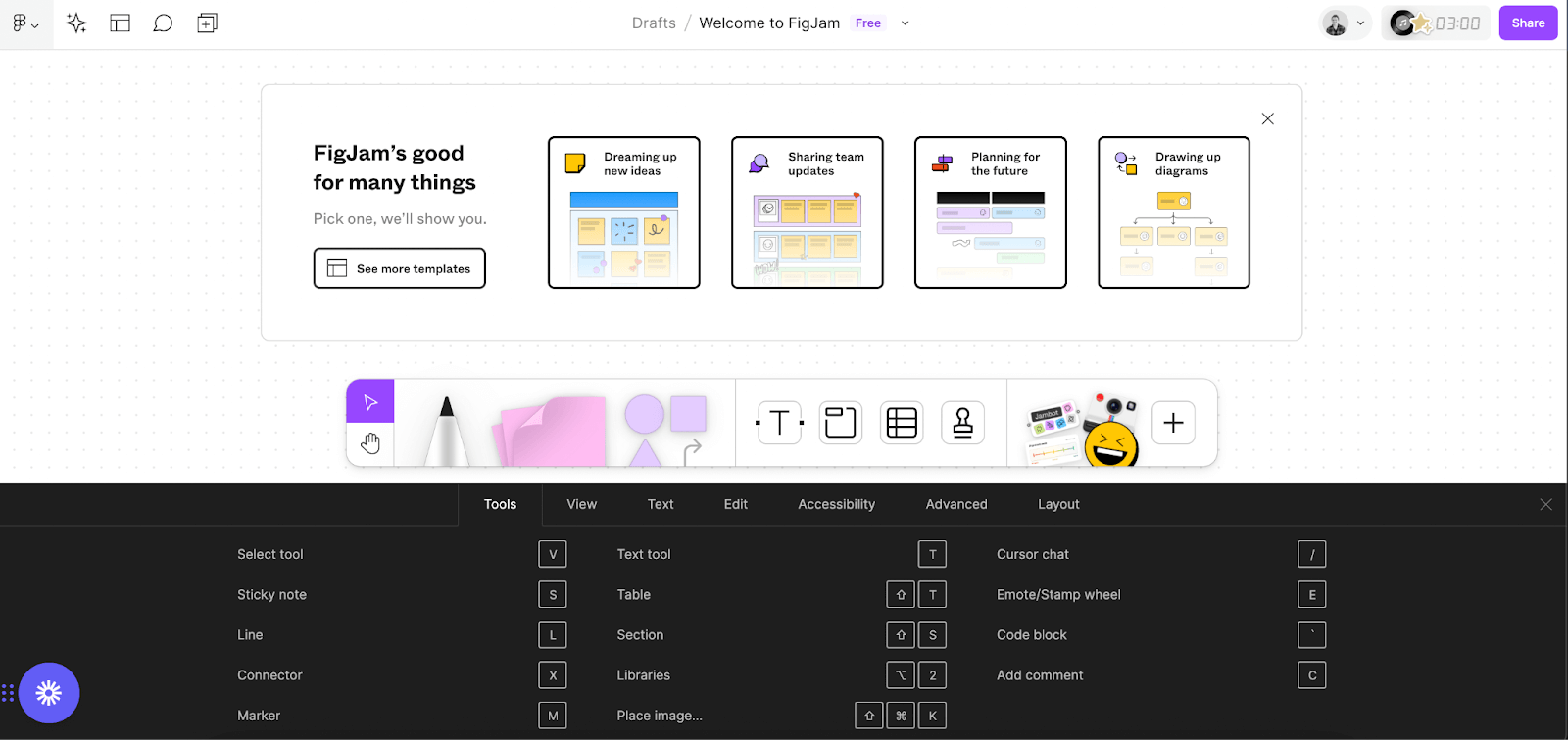 Screenshot of Figjam collaboration