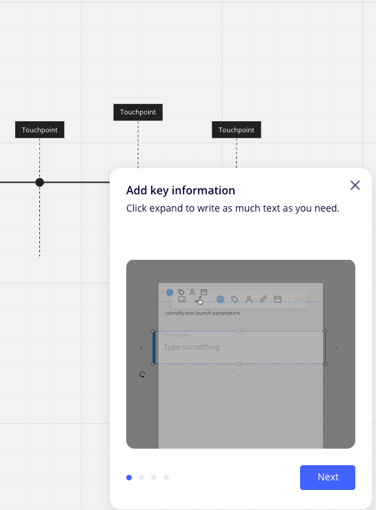 Adding key information to Miro