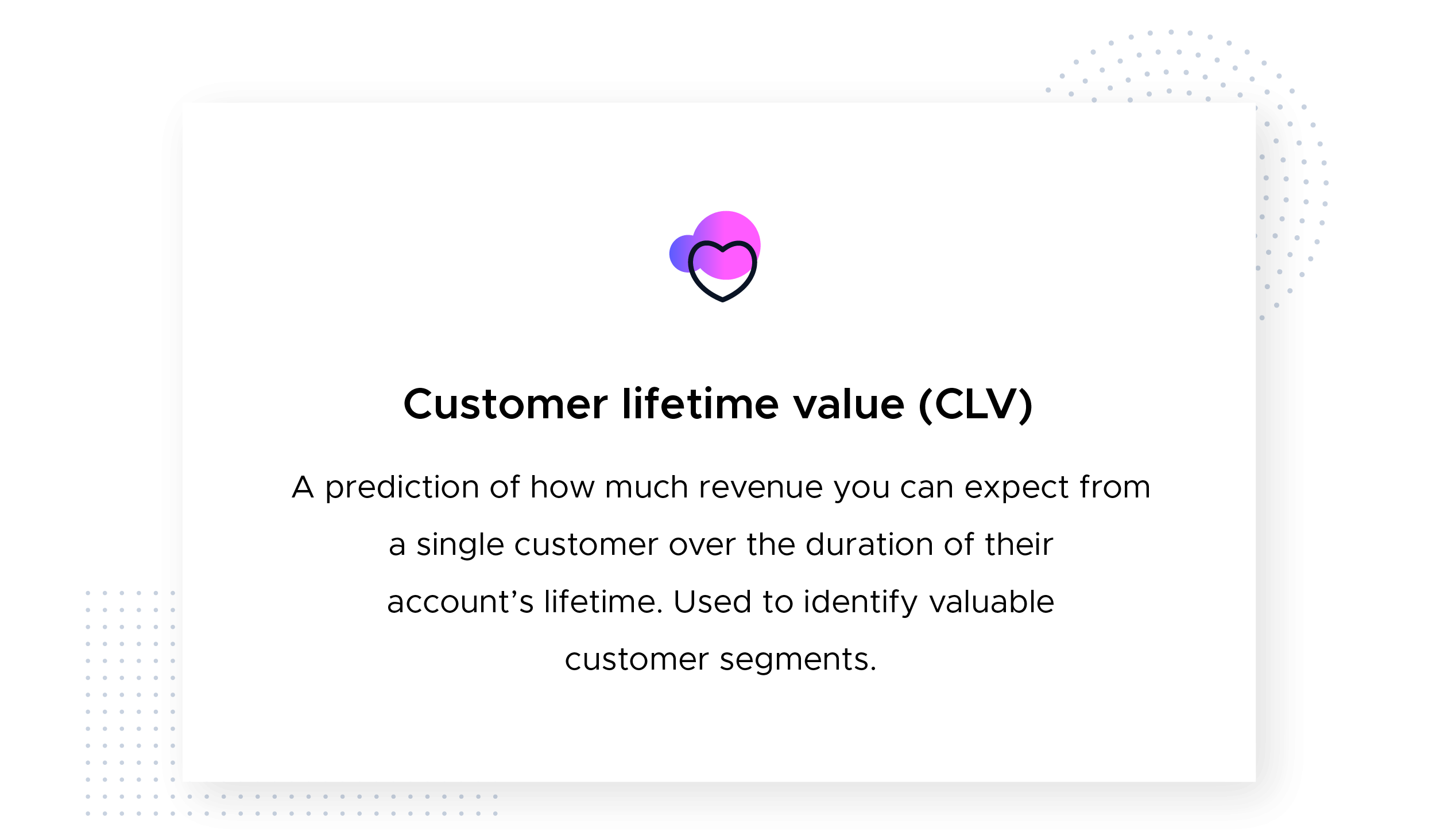 customer lifetime value (CLV or LTV) definition for SaaS companies