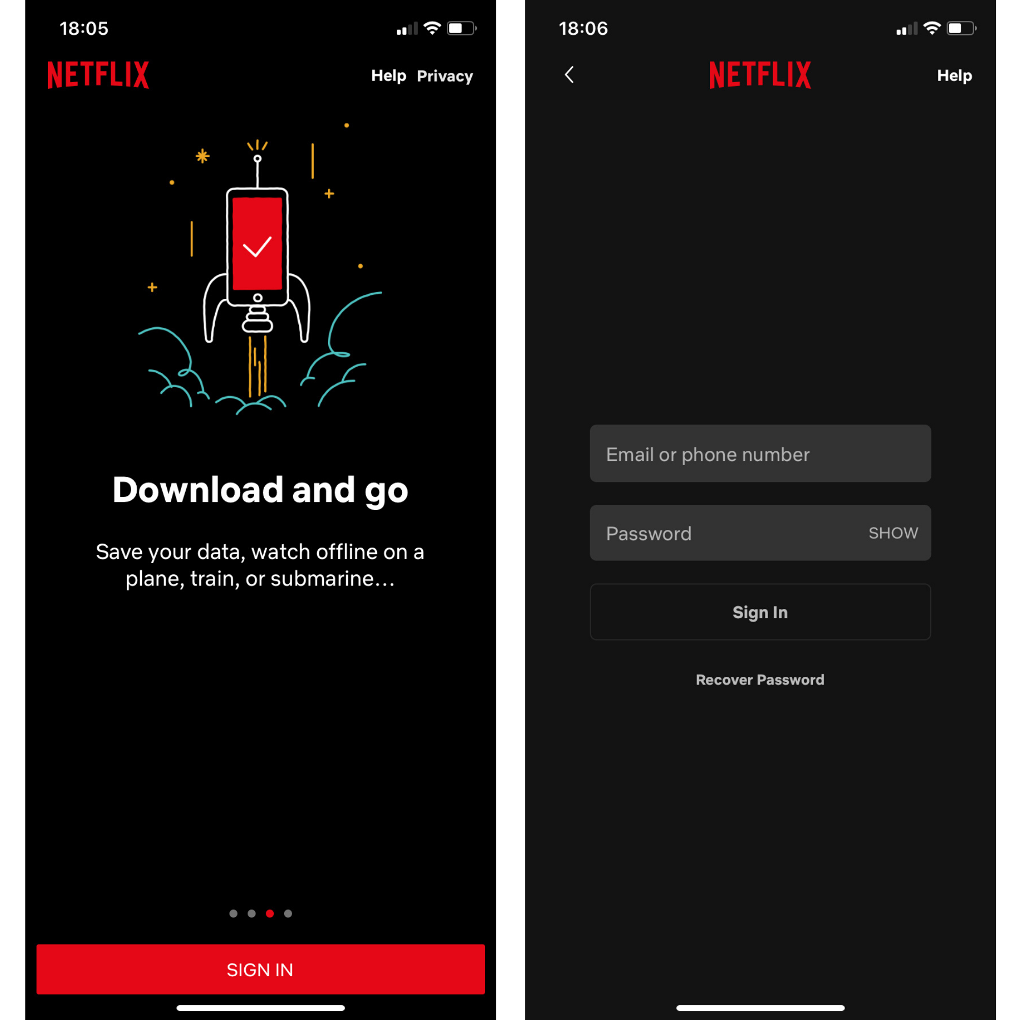 netflix login premium subscription mobile app