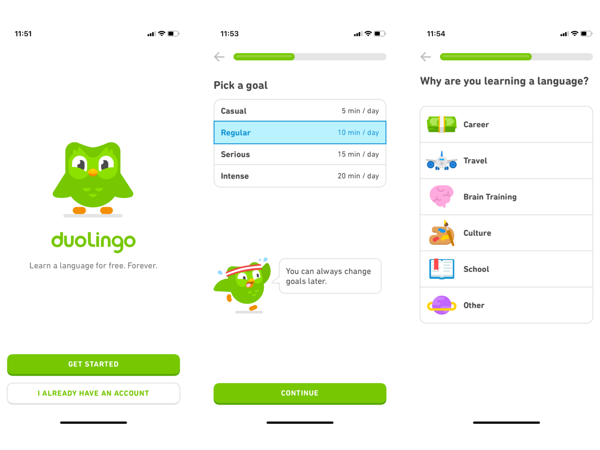duolingo user onboarding experience